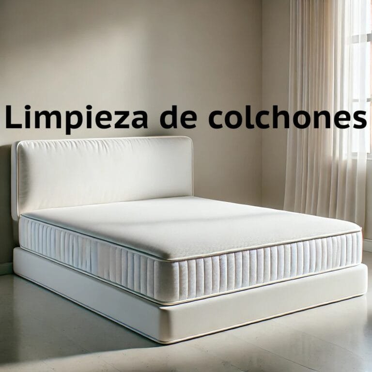Limpieza de colchón
